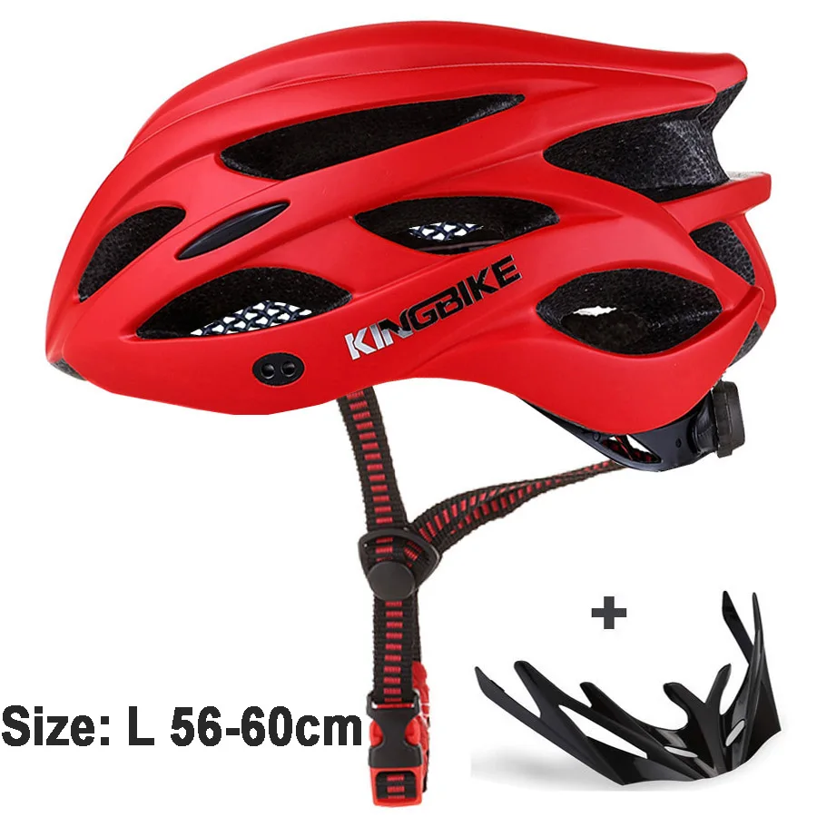 Розовый матовый велосипедный шлем в форме велосипеда шлем casco bicicleta hombre MTB спортивный защитный шлем CE casco ciclismo - Цвет: D-652-red