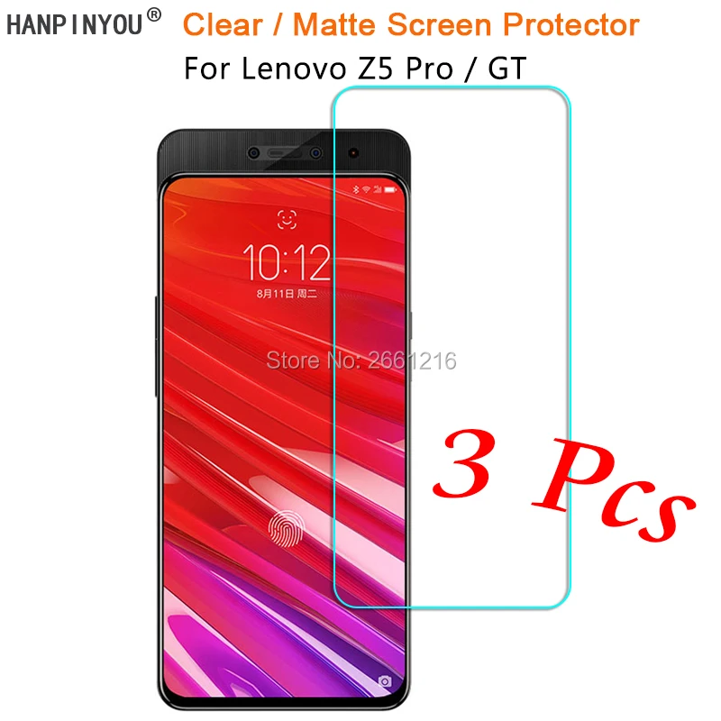 3 Pcs/Lot For Lenovo Z5 Pro Z5pro GT 6.39&quot New HD Clear / Anti-Glare Matte Front Screen Protector Touch Film Protection Skin | Мобильные