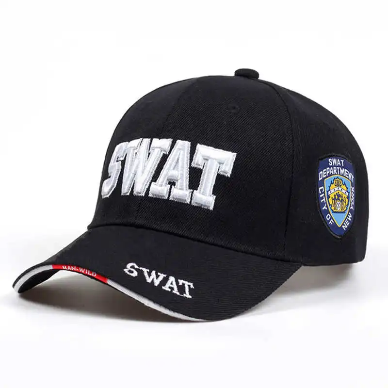 Мужская тактическая бейсболка Бейсбол шапки бренд с надписью &quotSWAT&quot Кепка SWAT