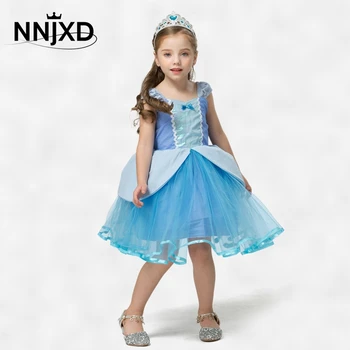 

2 3 4 5 6Y Girl Princess Dress Dress Up Baby Snow White Cosplay Costume for Birthday Party Halloween Clothes