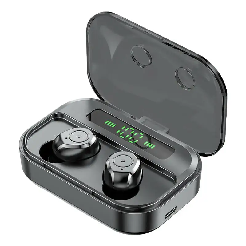M7S TWS Bluetooth наушники настоящие Беспроводные Bluetooth 5,0 мини наушники спортивные стерео музыкальные наушники с дисплеем зарядная Коробка микрофон
