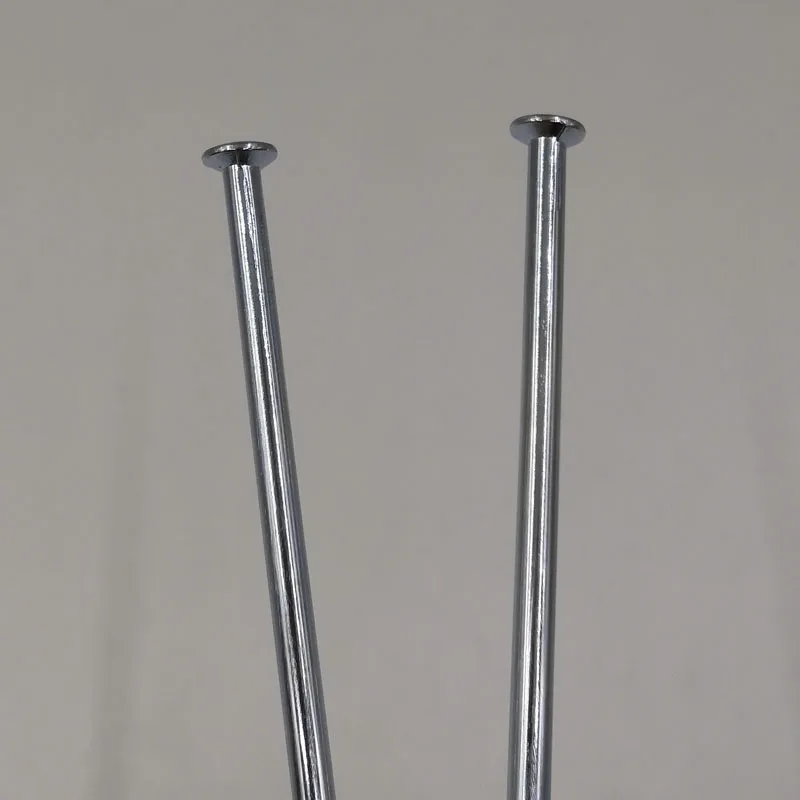 8G Diameter 4.0 mm Straight Pull Head Motorcycle Spokes 45# Carbon Steel Material Galvanization Surface Sliver Motocross Spokes