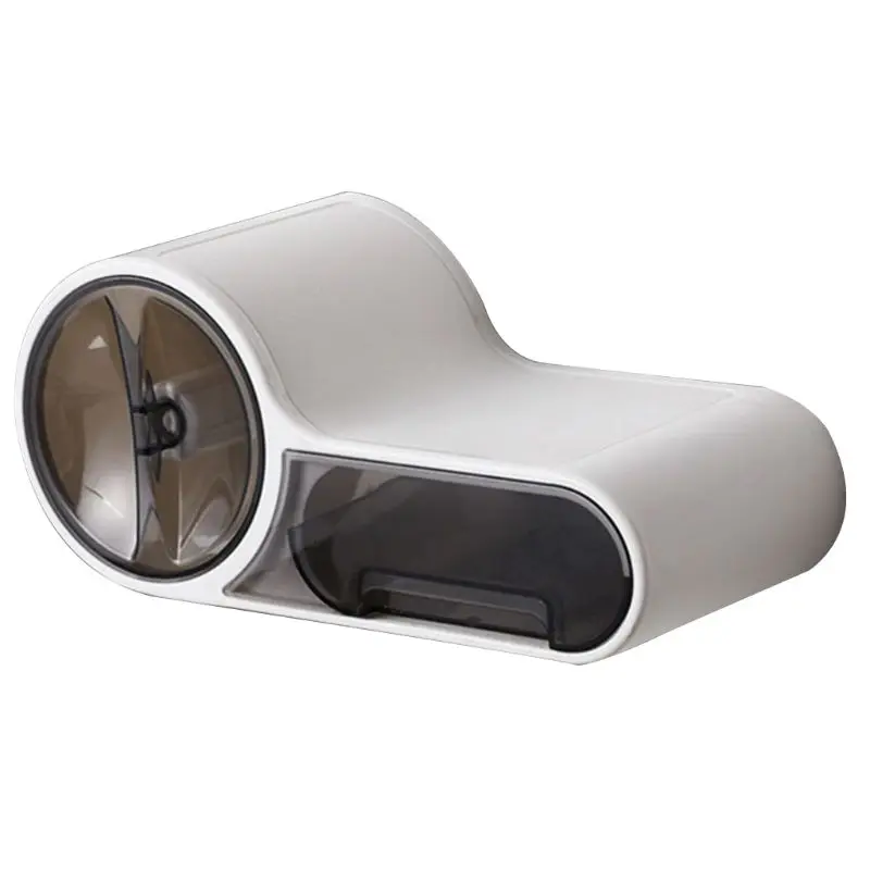 

Toilet Paper Holder Dispenser Punch-free Bathroom Tissue Box Wall Mounted Roll Paper Storage Box