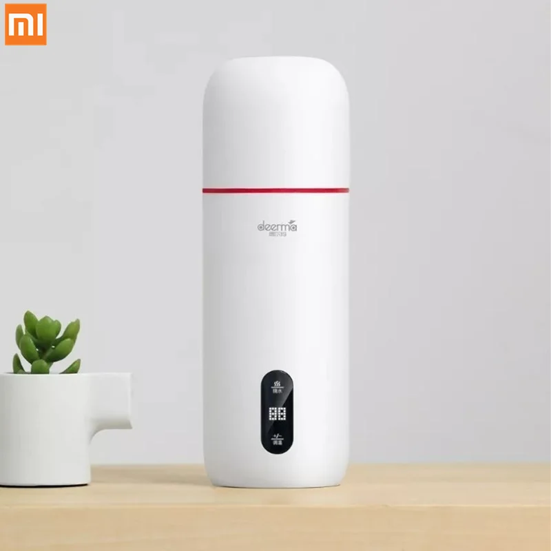 Умная электрическая бутылка для воды Xiaomi mijia Deerma 350 мл OLED 304 из нержавеющей стали