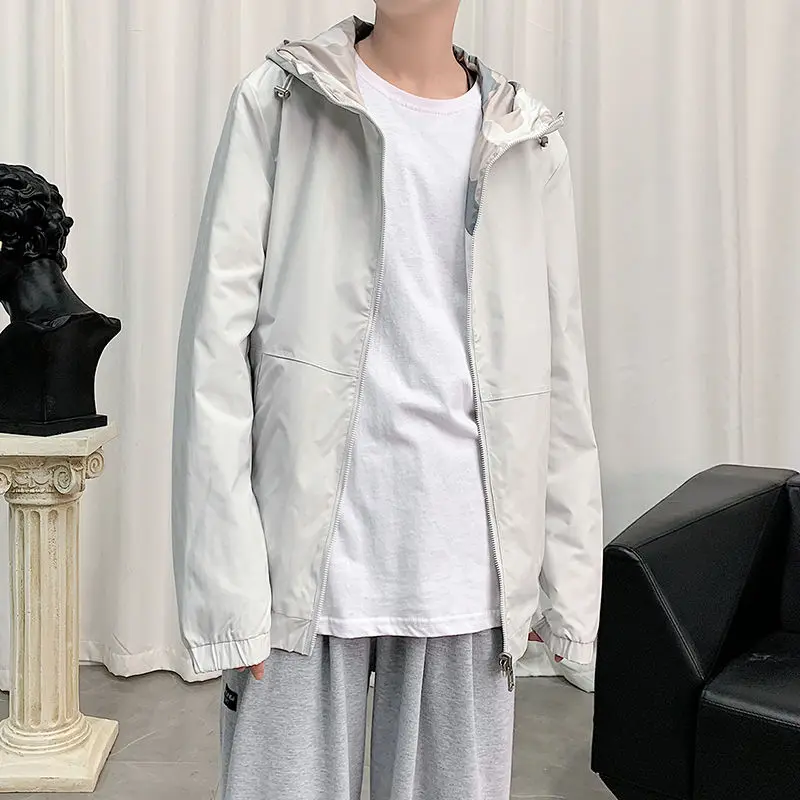 

Spring Camo Jacket Men's Fashion Casual Hooded Jacket Men Streetwear Loose Hip Hop Bomber Jacket Mens Baseball Uniform Jacket