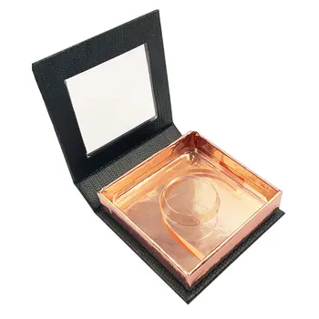 

NEW 10/20/30/50/100pcs wholesale false eyelashes packaging box fake 3d mink lashes boxes faux cils Square magnetic case empty