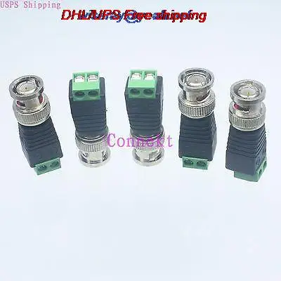 

DHL/EMS 250pcs Adapter BNC male plug to AV Screw Camera CCTV Video Balum Terminal-A2