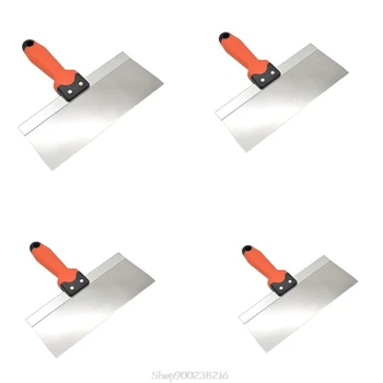 

6/8/10/12 Inch Stainless Steel Putty Knife Taping Paint Scraper Broad Blade with Plastic Handle Au24 20 Dropship