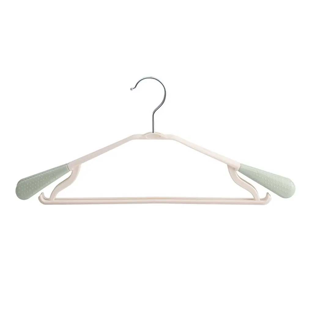 

Seamless Thicker Longer Section Hanger, Non-slip Clothes Hangers Magic Stays Windproof Hook Anti-slip Plastic Clothes Hanger