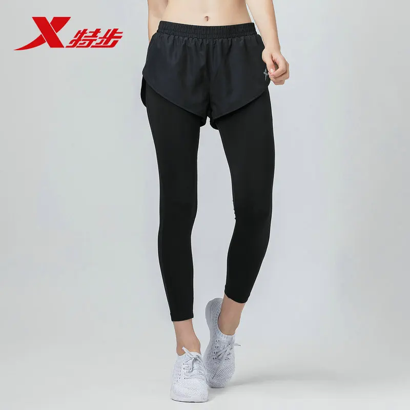 Xtep, осенние женские брюки, профессиональные колготки, эластичные штаны для бега, фитнеса, женские 882328899101