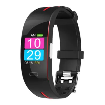 

P3plus color screen smart bracelet real-time heart beat + ECG electrocardiogram detection body temperature care Smart watch