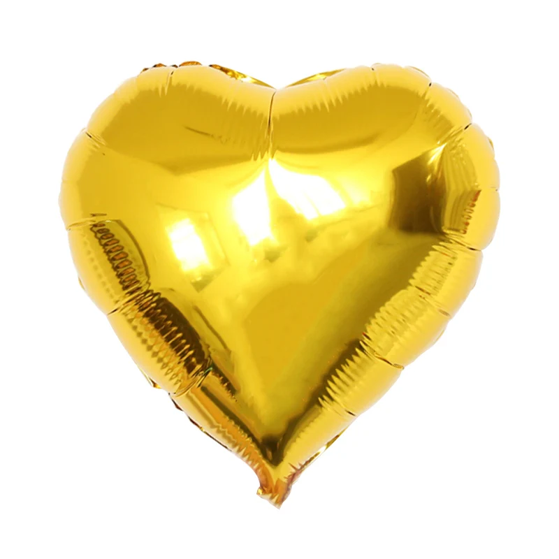 gold heart 6 шт воздушные шары из фольги со звездами и сердечками, выпускной, вечерние украшения для детей, для мальчиков и девочек, только что вышедшие в свет, 30th 40th 50th 60th Birthday - Цвет: gold heart