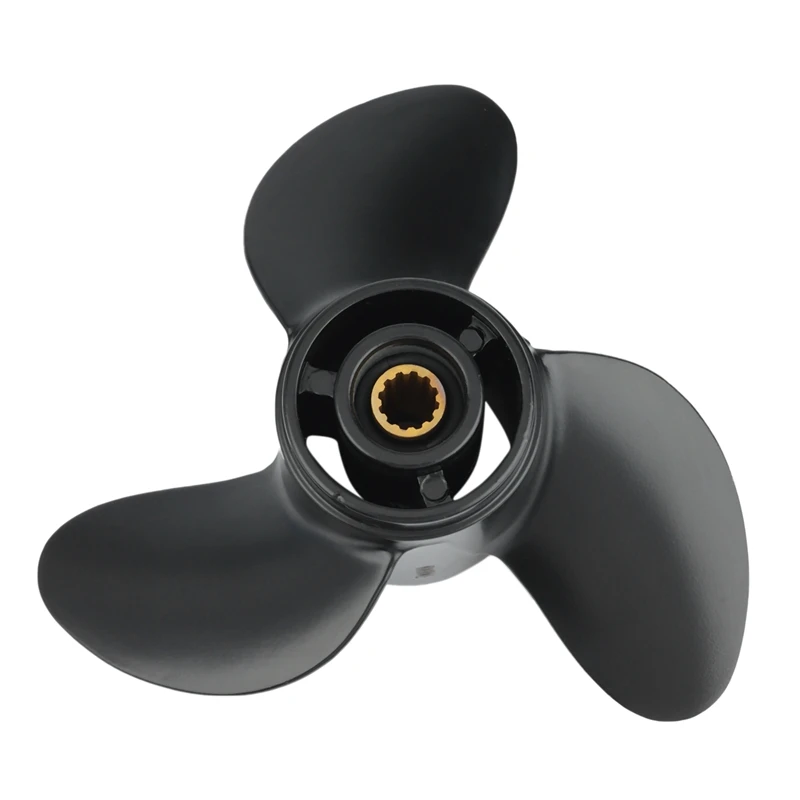 Elica Fuoribordo Per Tohatsu Mercury Mariner 4Hp 5Hp 6Hp 7.8X9 Vite Per Barche 3 Pale 12 Spline Marine Engine Part