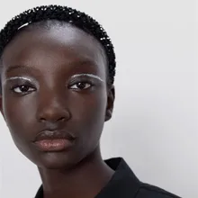 New ZA Brand Luxury Thick Sponge Wide Velvet Black Crystal Headbands High Quality Hair Hoops Vintage Headwear for Women Jewelry