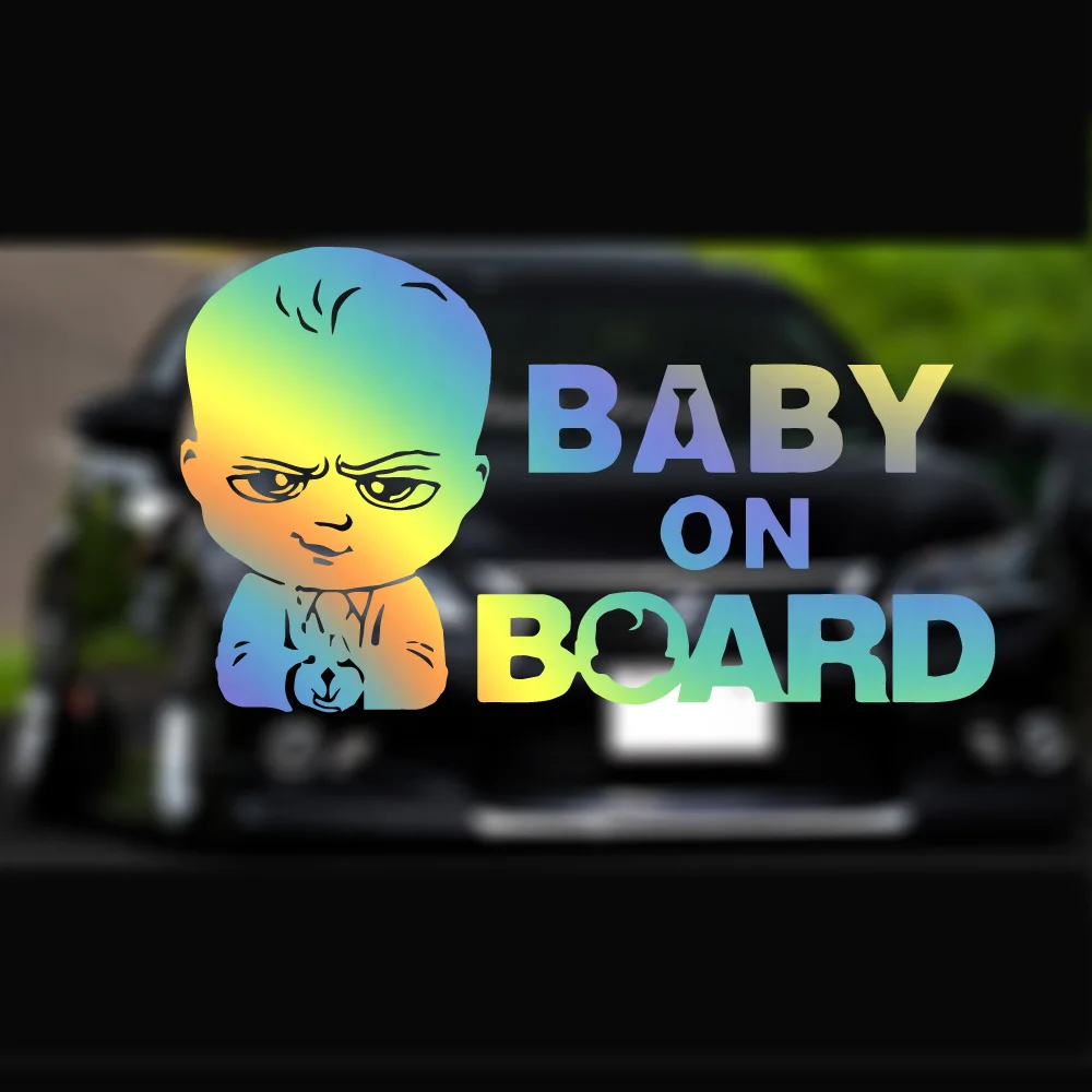 

Funny Car Sticker Baby on Board Funny Decal Stickers for Car Funny Ussr Car-Styling Auto Sticker Decals PVC KK 21CM*13CM