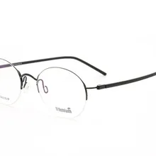 Ультралегкие ретро унисекс из чистого титана с половинной оправой, прогрессивные многофокусные линзы, очки для чтения, близкие к Дальнему, золотые, серебряные