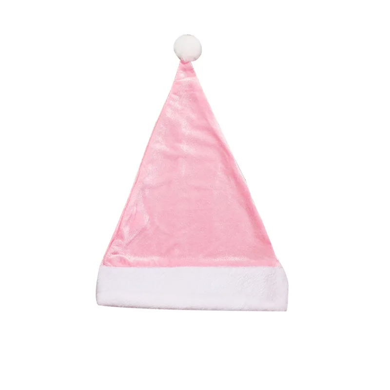 New Year Thick Christmas Hat Adults Kids Christmas Decorations for Home Xmas Santa Claus Gifts Navidad Decor Winter Caps