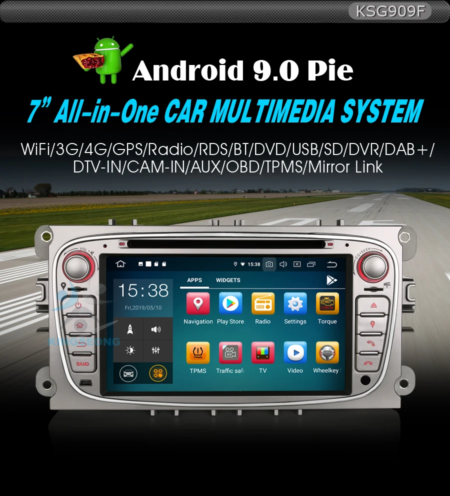 7 Gps Navi Mk4 Mk3 2din Android 9 0 Radio Stereo Bluetooth Aliexpress