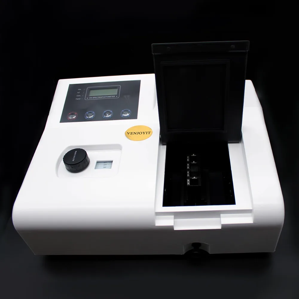 Shipping from USA Vis Spectrophotometer genmine 721 LDC Digital Lab Visible Spectrophotometer 350-1020nm Wave Tungsten Lamp Equipment 110V Photometer 