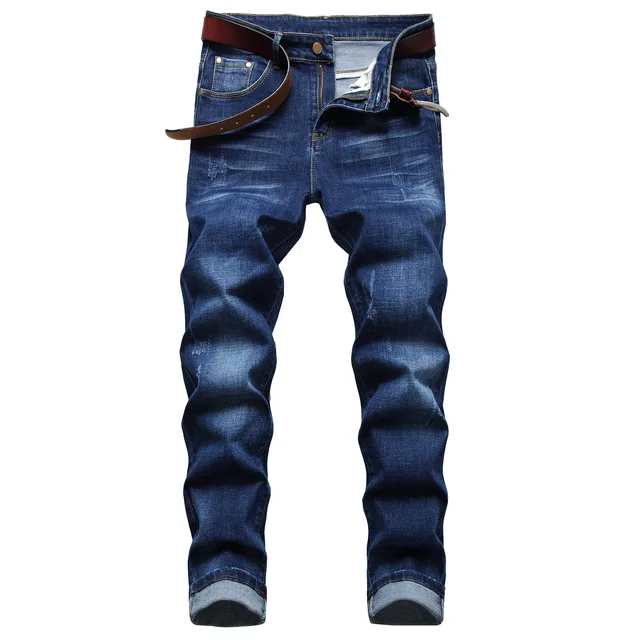saai hop Toegangsprijs Jean Pants Men Plus Size Slim Straight | Black Jeans Plus Size Jeans Men -  2023 High - Aliexpress
