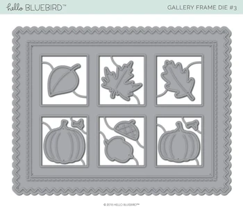 

Gallery Frame 2Metal Cutting Dies Scrapbooking background craft Card Making Embossing Rectangular Pattern