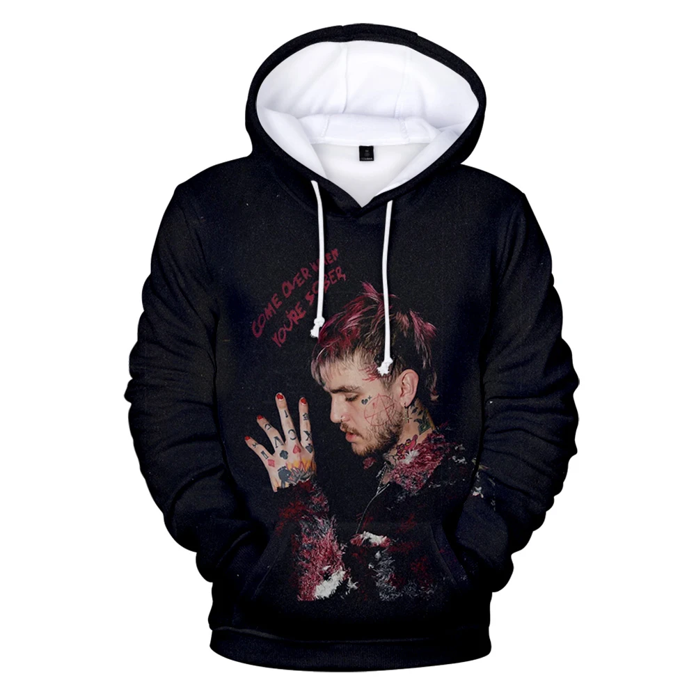 Hoodie amor Lil Peep para homens e