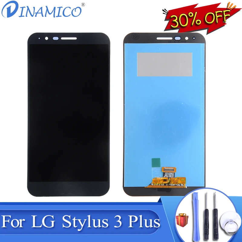 

Dinamico Promotion For LG Stylo 3 Plus LCD Stylus 3 Plus LCD Touch Screen Digitizer Assembly LS777 Plus MP450 Display With Frame
