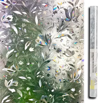 

LUCKYYJ 3D Window Film Self Adhesive Privacy Window Stickers Static Heat Control Anti UV Window Decoration for Home and Office