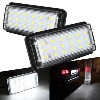 

2 PCS White LED Number License Plate Light Rear Registration Plate Lamp No Error For Toyota J100 Land Cruiser Lexus LX470