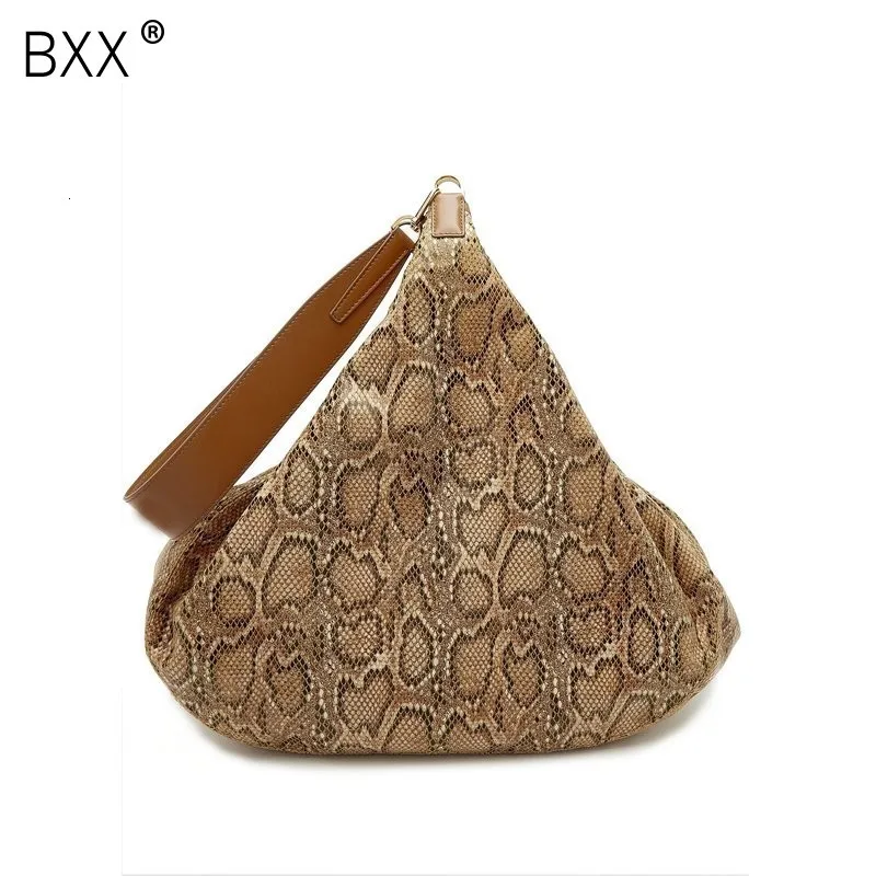 

[BXX] Women Snake Pattern Big Tote Crossbody Bags for Women 2020 Portable Shoulder Shopping Bag Handbags High Capacity Bag OE410