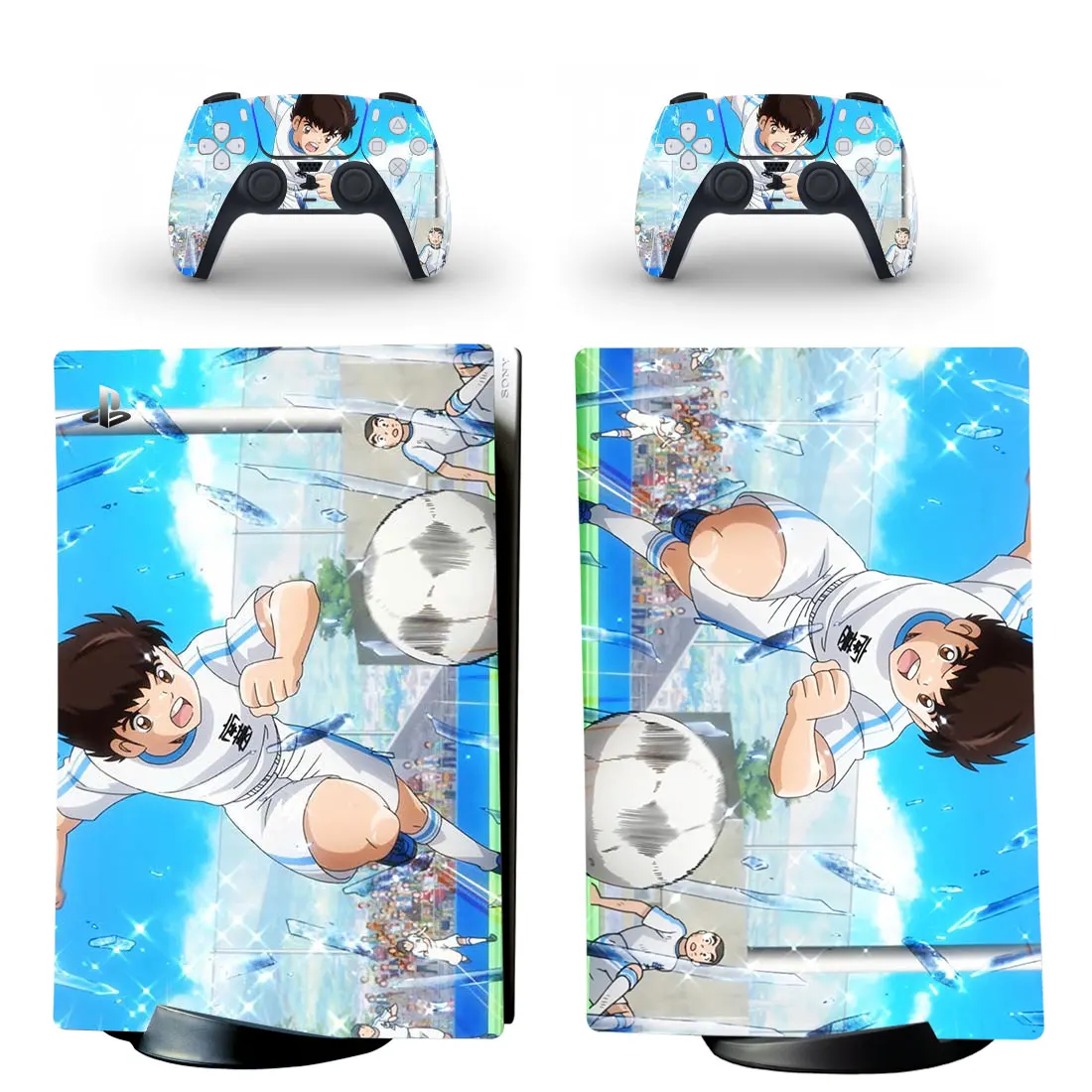 Captain Tsubasa Ps5 Digital Skin Sticker Per Playstation 5 Console E 2 Controller Decalcomania Pelli In Vinile