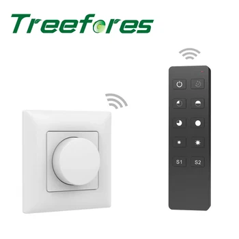 

Smart LED Bulb Downlight Mini 1W 12Volts 15mm Recessed Light + Triac Dimmable Driver Adaptor+ Dimmer + 2.4G Remote Control