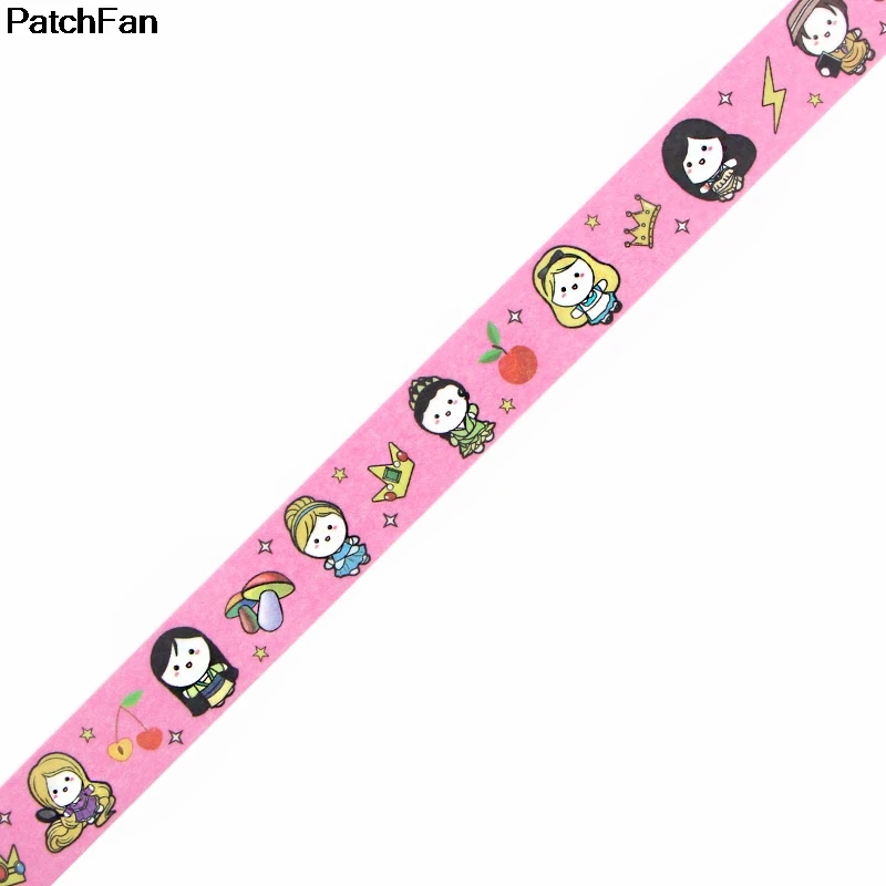 20 шт./лот Patchfan kawaii princess DIY Скрапбукинг липкий клей Васи бумага маскирующая Лента Печатный узор наклейка A2449