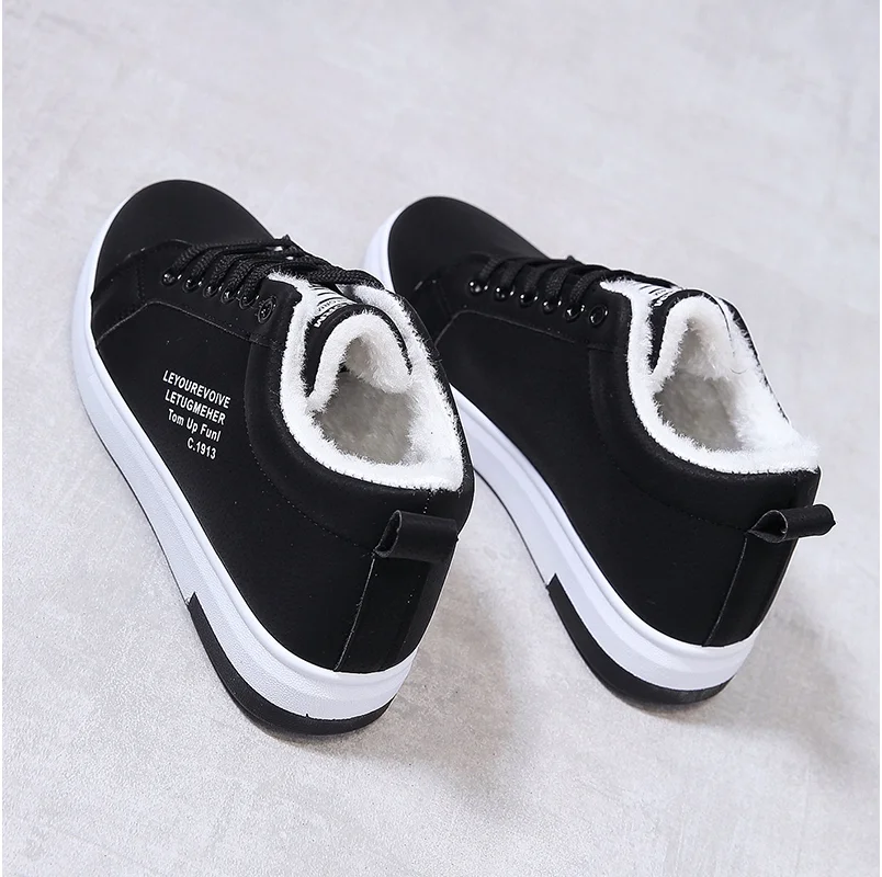 Cotton shoes women 2020 new winter plus velvet all-match student thick-soled thickened warm snow women's cotton boots