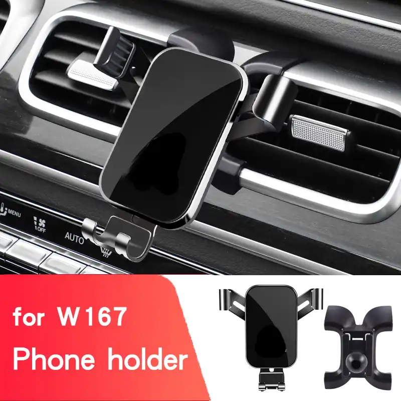 For Mercedes Gle 2020 Phone Holder Gle W167 Gle 300 400 350 450 Gle Coupe Interior Mobile Phone Holder Navigation Bracket Dvr Holders Aliexpress