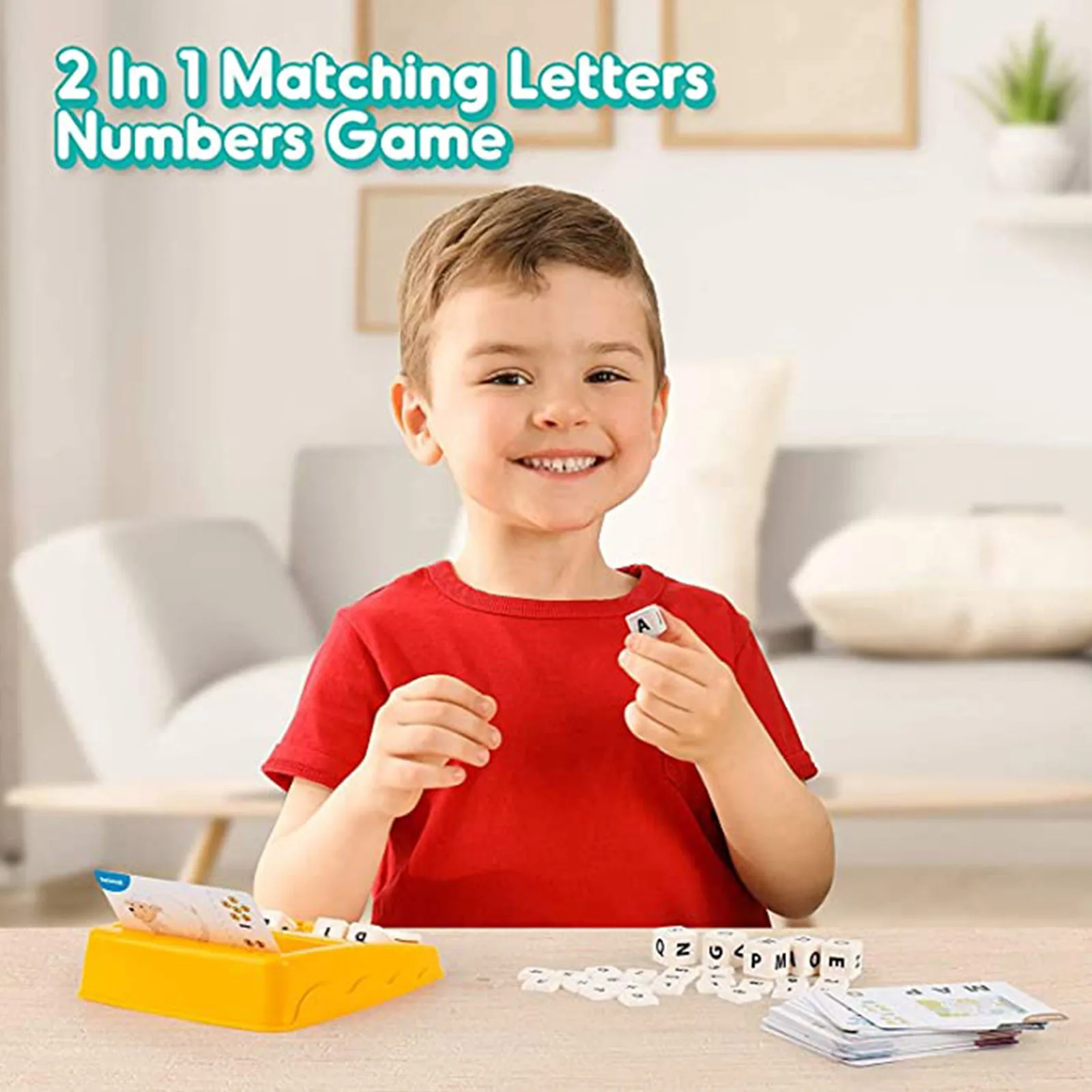 

Kids Toys Spelling Machine Letter Spelling Number Matching Game Children Party Interactive Card Machine Educational Toys