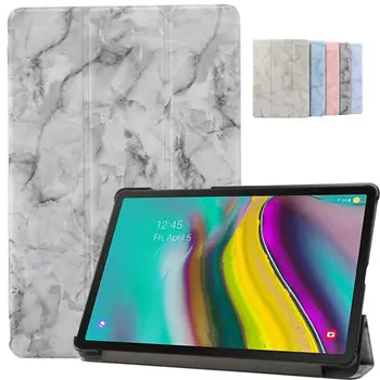 

Case for Samsung Galaxy Tab A7 10.4" 2020 SM-T500 SM-T505 Marble Pattern Slim Tablet Protective Cover with Stand