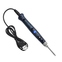 Mini fer à souder USB Portable, réparation thermique avec poignée indicateur BGA, outil d'entretien 3 engrenages 