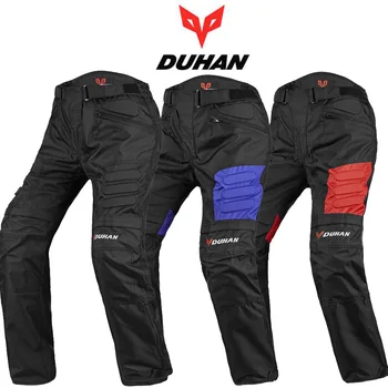 

2019 New DUHAN Motorcycle Racing Pants trousers Motorcross motorbike pants windproof protective wear-resistant 600D Oxford cloth