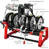 160 Manual Single and Double Column Hot Melt Machine Butt Welding Machine Pe Butt Welding Pipe Hot Melt Machine 6