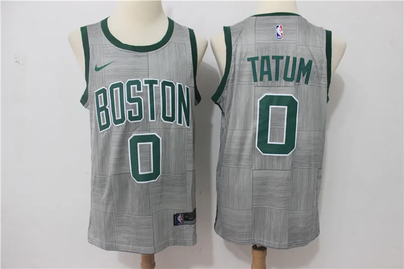MEN Стилизованный arrvail мужской Jayson Tatum зеленый Джерси - Цвет: MEN