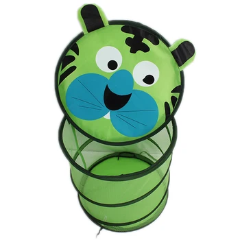 

Retail Cartoon Folding Storage Baskets for Toys,Mesh Fabric Laundry Basket Dirty Colthes Baskets High Quality