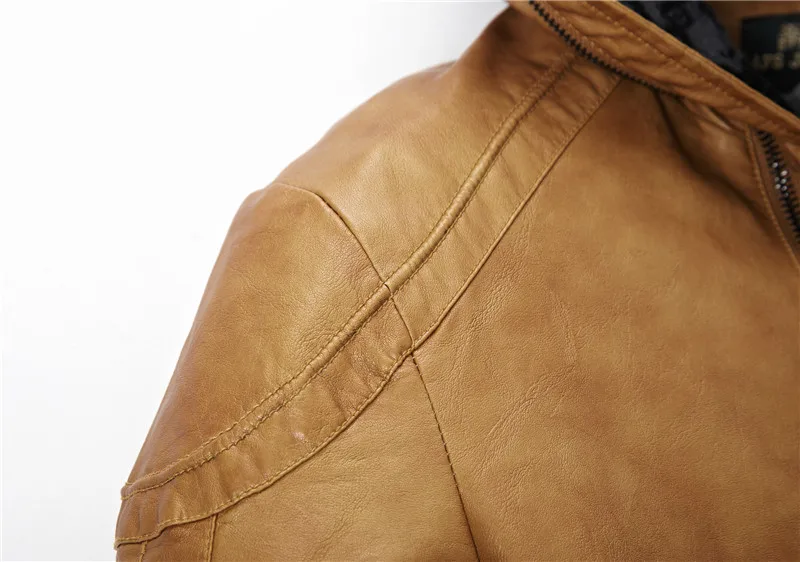 Мужская кожаная куртка бренд jaqueta de couro masculina мотоциклетная куртка Бомбер байкерская куртка пальто из искусственной кожи замша 9970