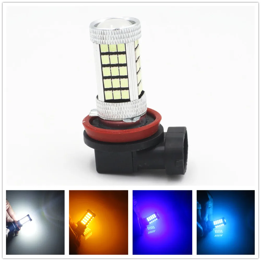 H11 H8 2835 66 SMD светодиодсветодиодный Автомобильная противотуманная фара белый