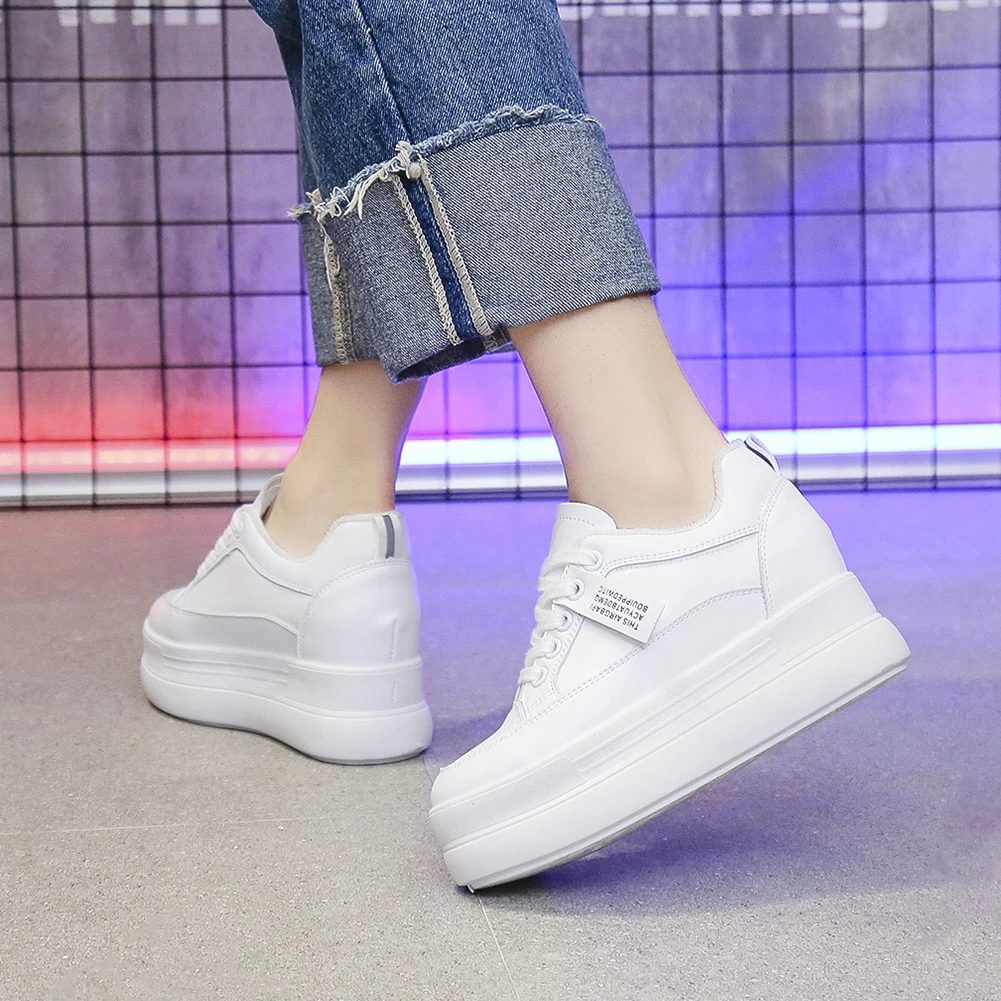 

Sarairis New Wholesale Leisure Inner High Heels Women Shoes Woman Shoelaces Platform Vulcanize Shoes Sneakers Female