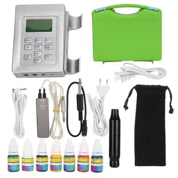 

Professional Tattoo Pen Strong Power Foot Pedal Tool Tattoo Kit Machine 100-240V