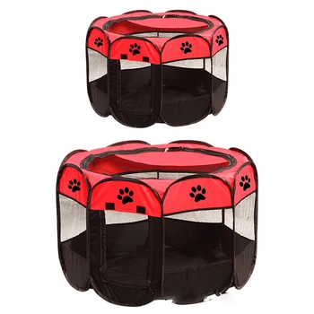 

Portable Outdoor Kennels Fences Pet Tent Houses Foldable Playpen Indoor Puppy Cage Dog Crate Delivery Room For Small Large Dogs
