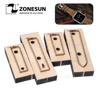 

ZONESUN Apple 23-20 Watch Strap Custom Leather Cutting Die Leather Punching Tool Watchband Cutting Mold Steel Rule Die