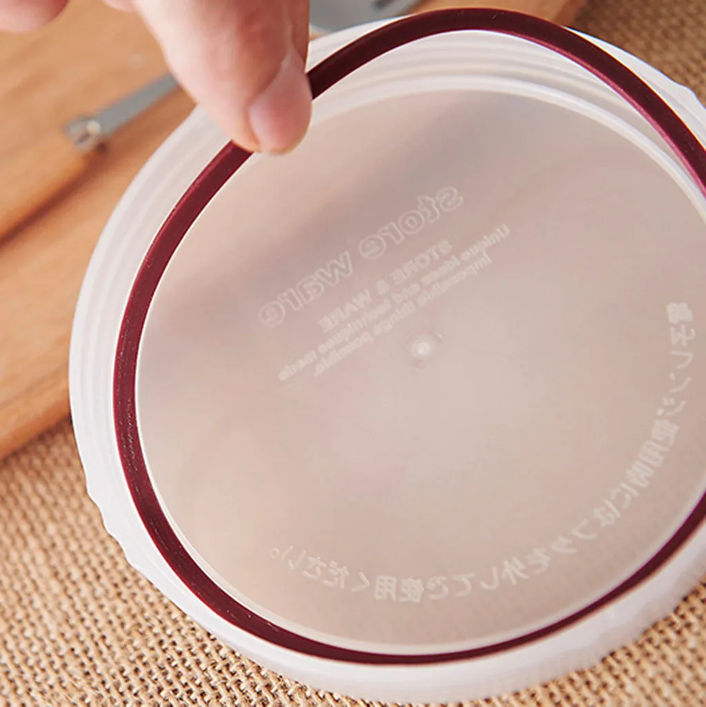 Кухонный пищевой пластиковый контейнер для хранения с крышками уплотнительный