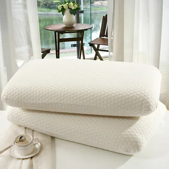 

Ergonomic Design Memory Foam Pillow Cervical Spine Reduce Health Care Relief Fatigue Protection Vertebrae Long Bed Pillow